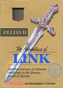 Zelda II The Adventure of Link box